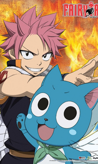 NatsuDragneel, anime, behind, dragneel, fairy, fire, glass, manga