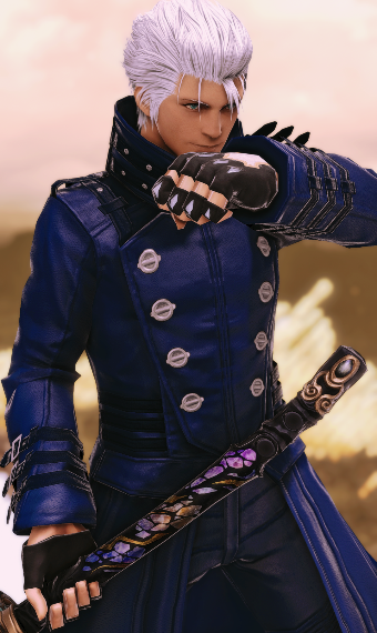 Vergil - [ Hair for Most Males ] - The Glamour Dresser : Final Fantasy XIV  Mods and More