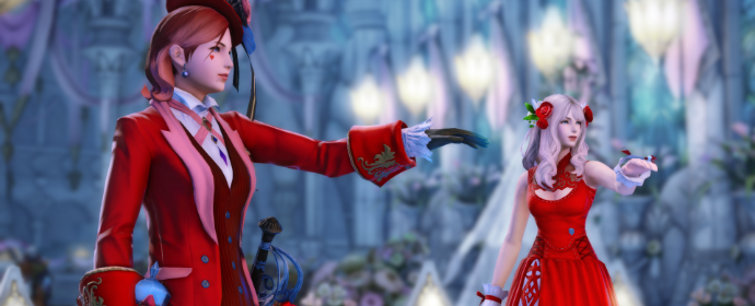 Red mage wedding | Eorzea Collection