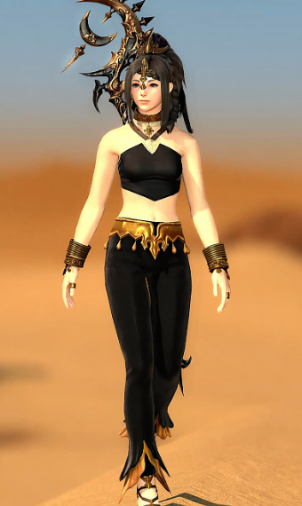 Black and gold