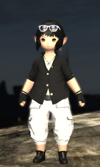 casual black white | Eorzea Collection