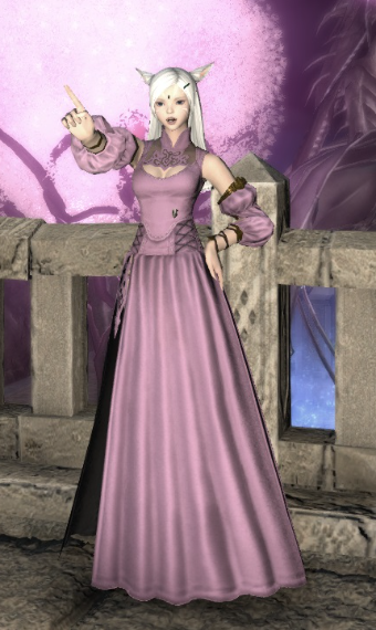 Caster in pink | Eorzea Collection