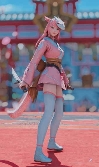 Kunoichi female ninja - Blossomkitty