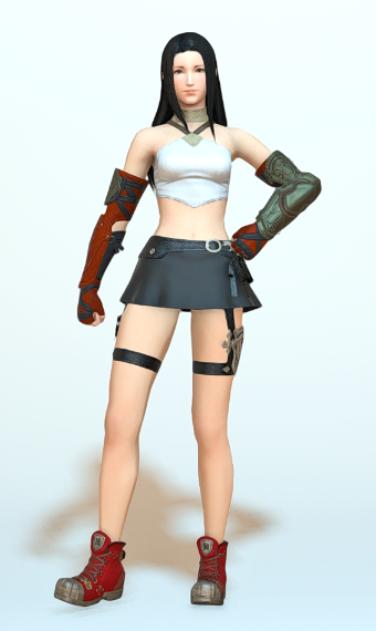 RE4 Remake Ada Wong outfit for Tifa at Final Fantasy VII Remake